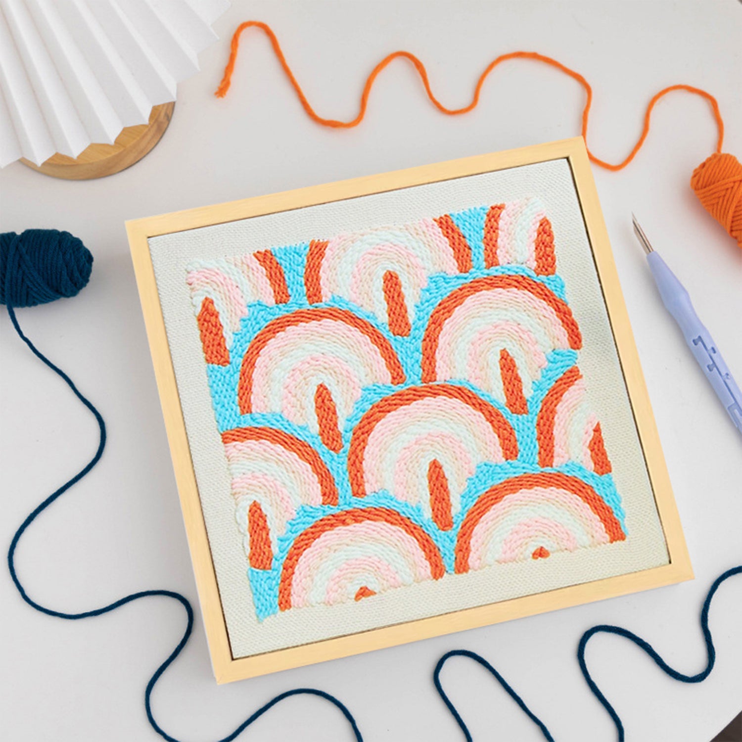 Rainbow - Punch Needle Kit Embroidery Start Kit
