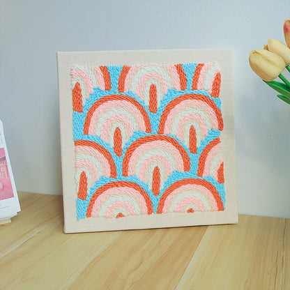 Rainbow - Punch Needle Kit Embroidery Start Kit