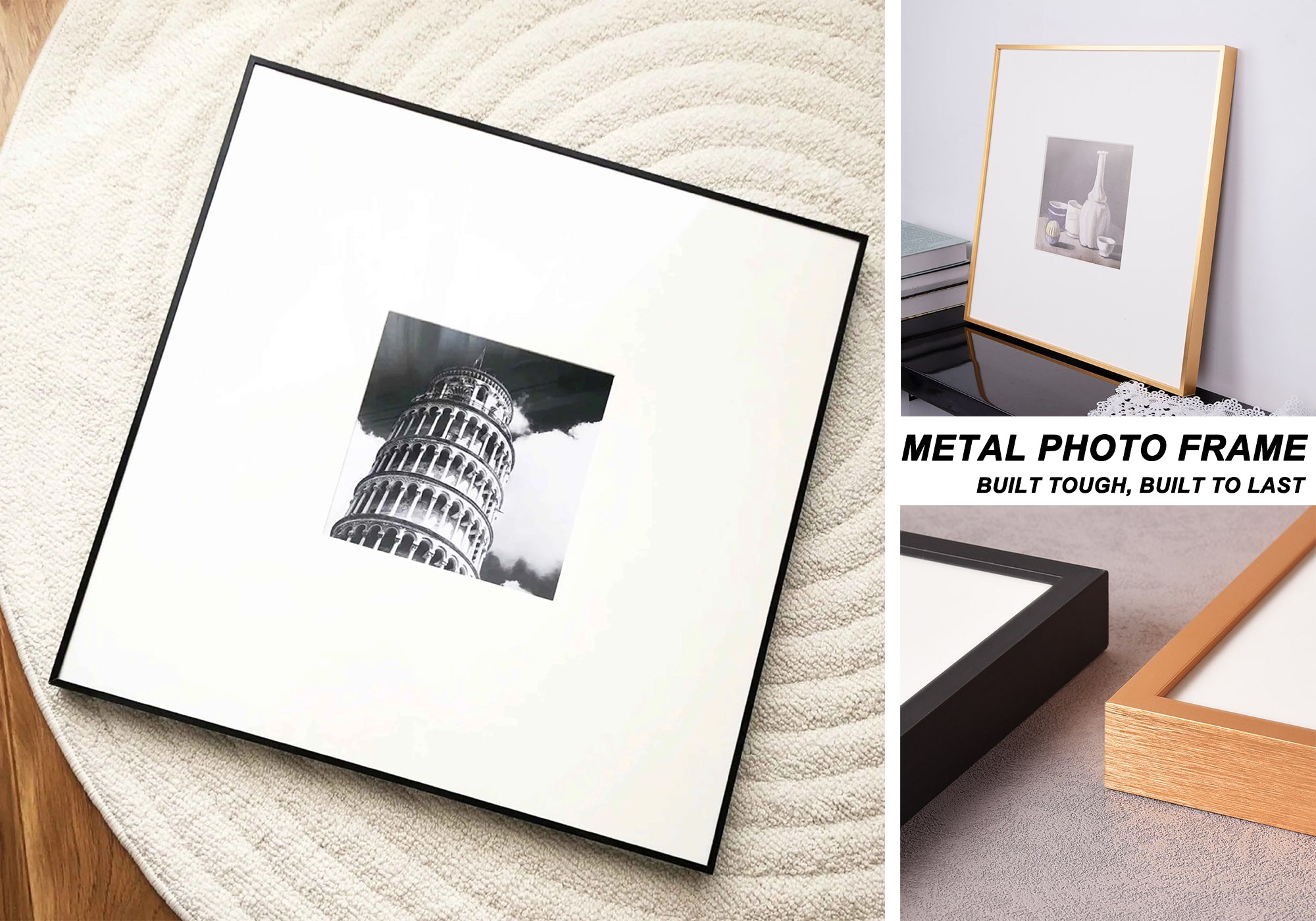 60x60cm Thin Aluminum Frame BLACK For  Poster Wall Art 60 cm frame