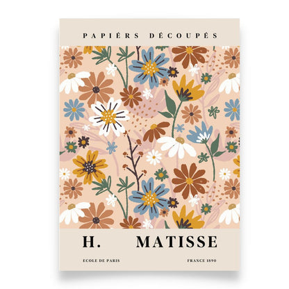 H. MATISSE Botanical Pattern Art Print Poster