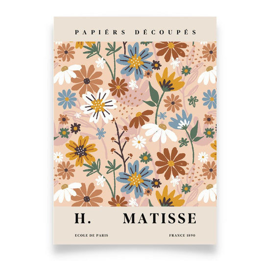 H. MATISSE Botanical Pattern Art Print Poster