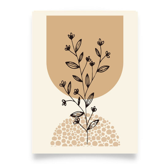 Abstract Morandi Color Shape No.2 Minimalist Art Poster