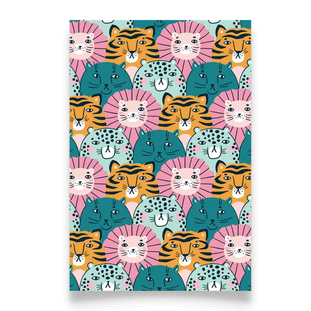 Framed Printed Animal Wall Poster Art Prints 20-inch 28-inch 40x50 50x70CM