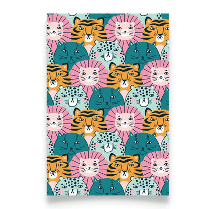 Framed Printed Animal Wall Poster Art Prints 20-inch 28-inch 40x50 50x70CM