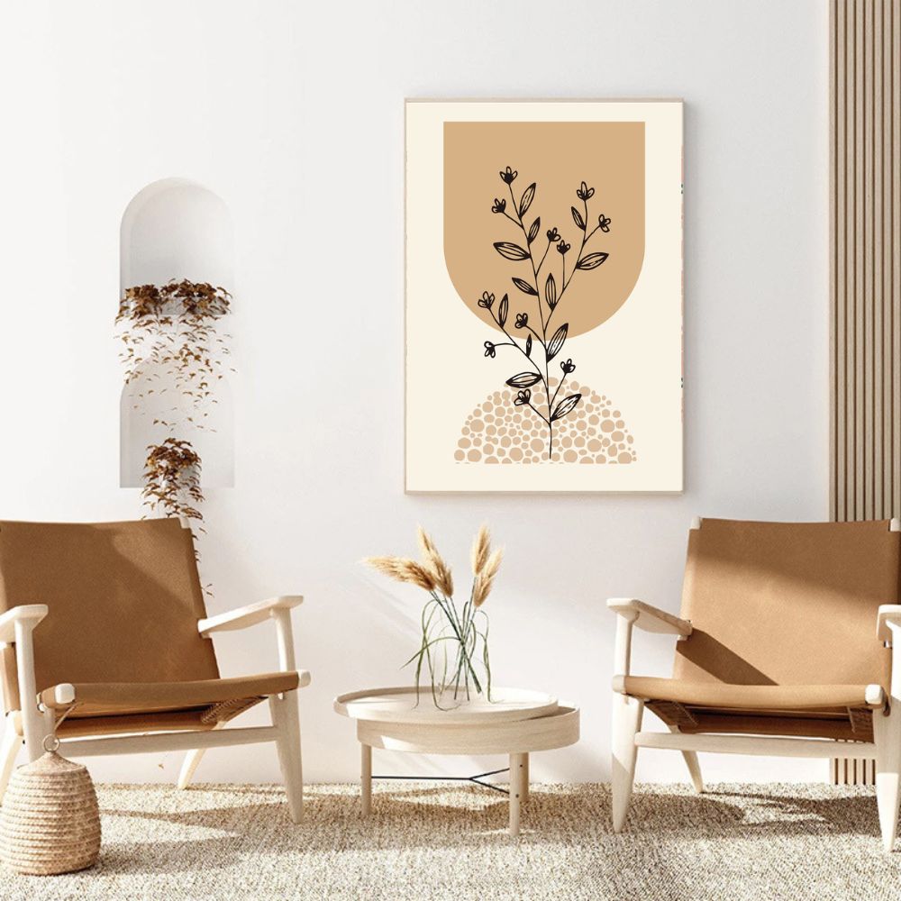 Abstract Morandi Color Shape No.2 Minimalist Art Poster