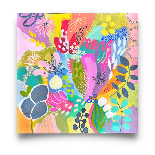 Among The Wildflowers- Aboriginal Art Poster
