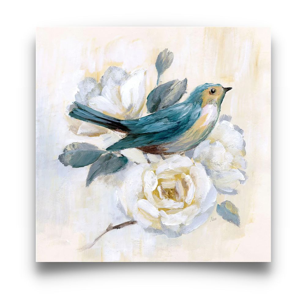 Bird and Flower No.2 Art Oil Painting Poster