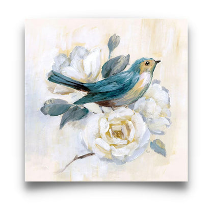 Bird and Flower No.2 Art Oil Painting Poster