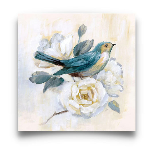 Bird and Flower No.2 Art Oil Painting Poster
