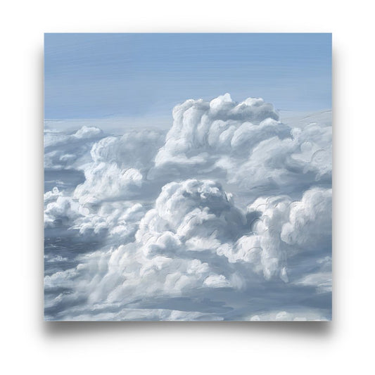 CLOUDS IN SKY Art Painting Poster