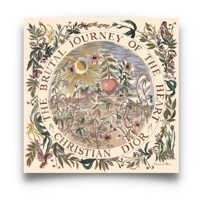 Boutique Journey Of the Hearth Scarf Dior Print Poster