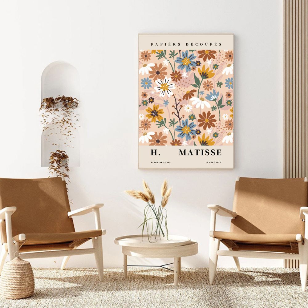 H. MATISSE Botanical Pattern Art Print Poster