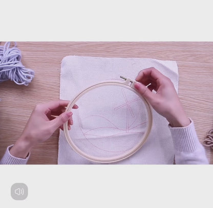 SUN - Beginner Punch Needle Kit Embroidery Craft Kit
